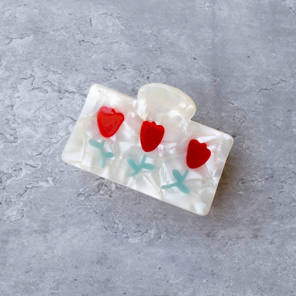 Eco Beyond the Tulip Hair Claw Clip: Vintage Tulip Pink