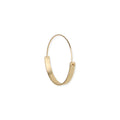Back to Basics Gold Flat Hoop Earrings