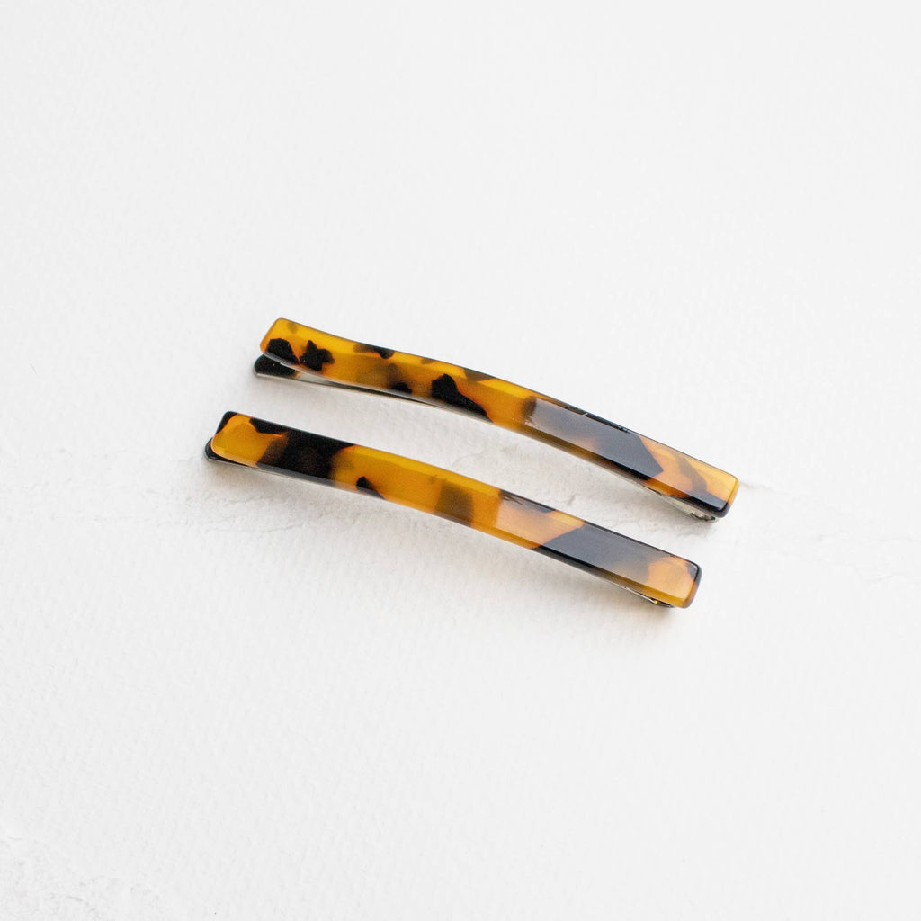 Eco Simple Hair Bobby Pin Set: Black