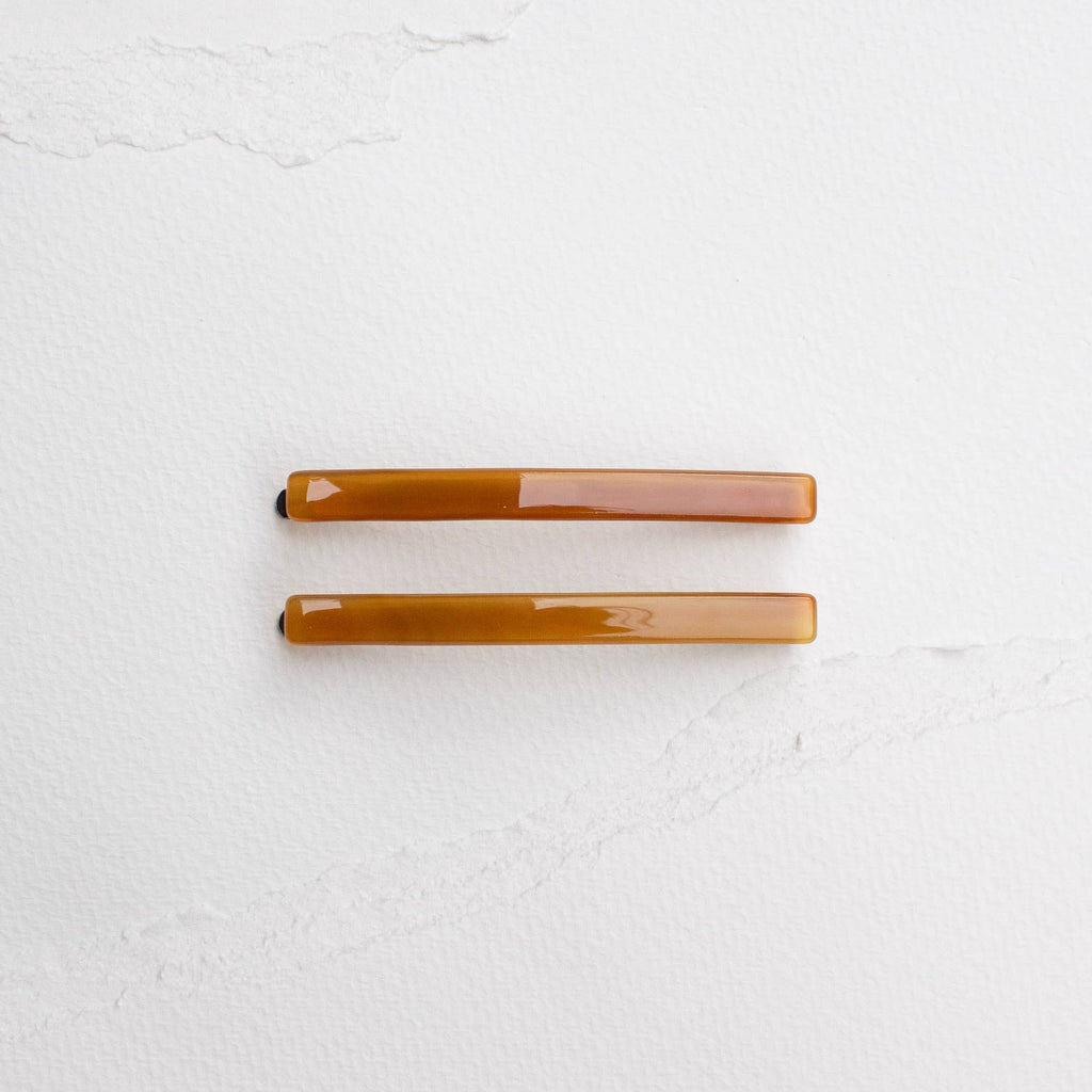 Eco Simple Hair Bobby Pin Set: Brown Sugar