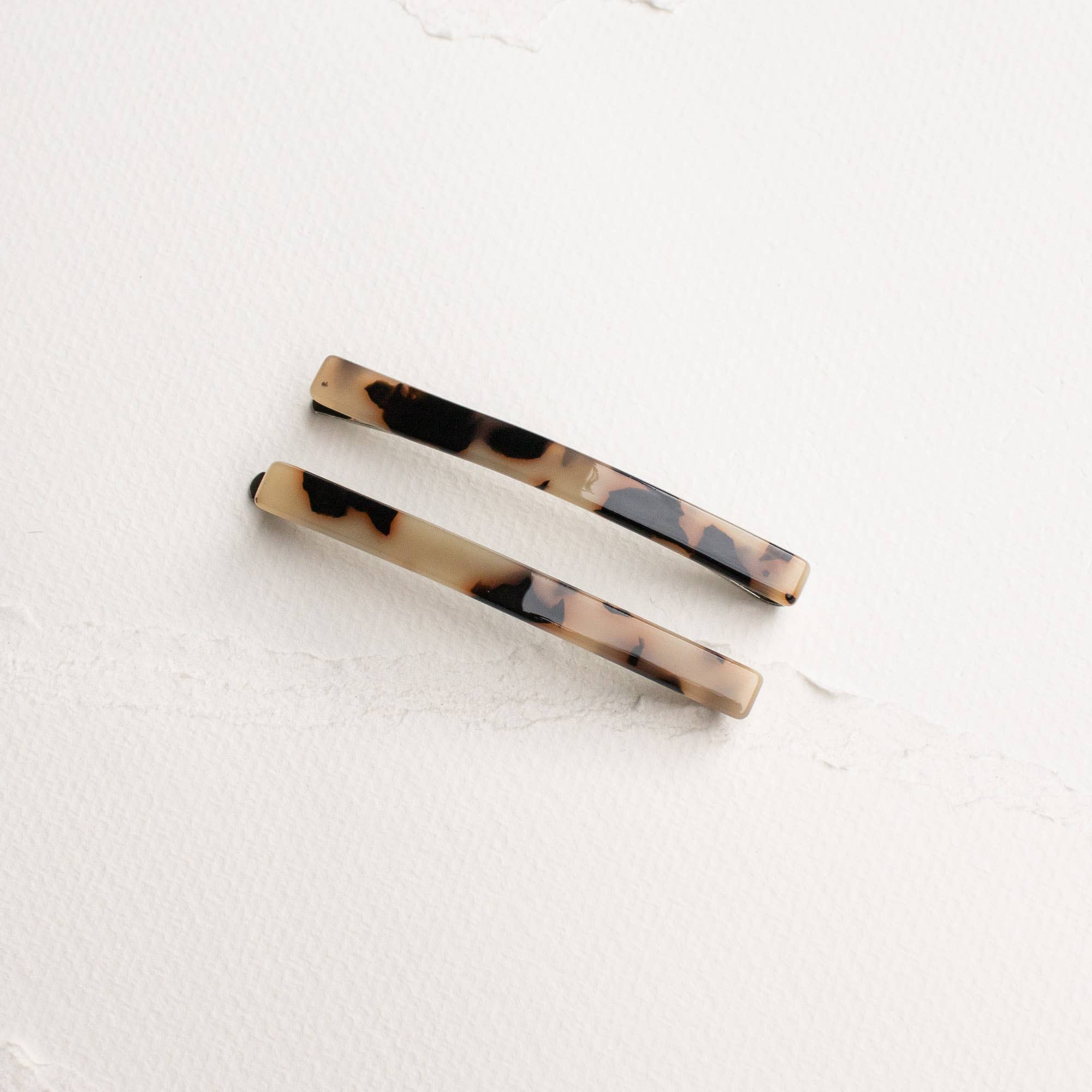 Eco Simple Hair Bobby Pin Set: Cream Cheese