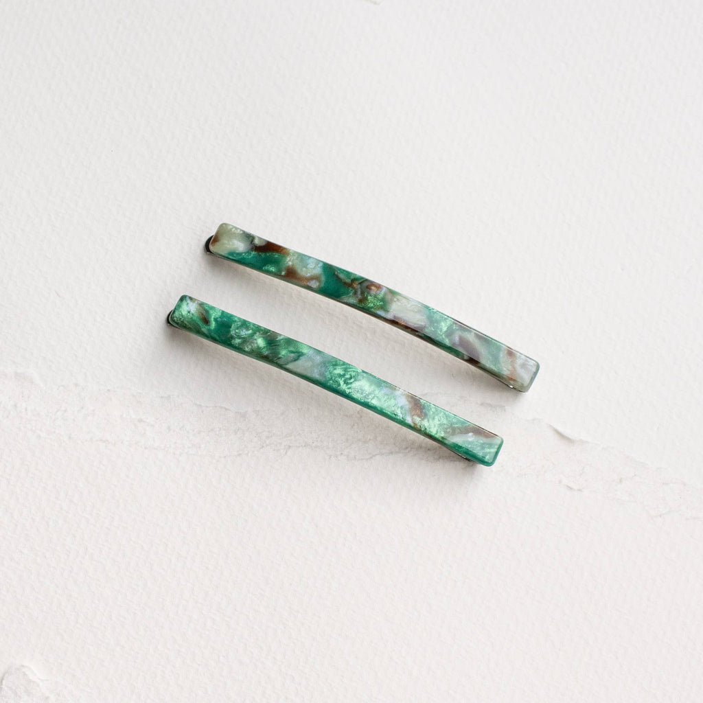 Eco Simple Hair Bobby Pin Set: Cream Cheese