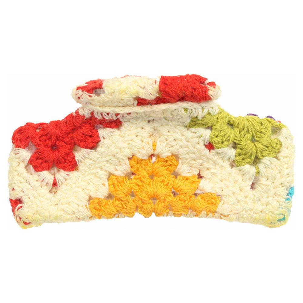 Crochet Knit Hair Claw Clip LVHA-391: -
