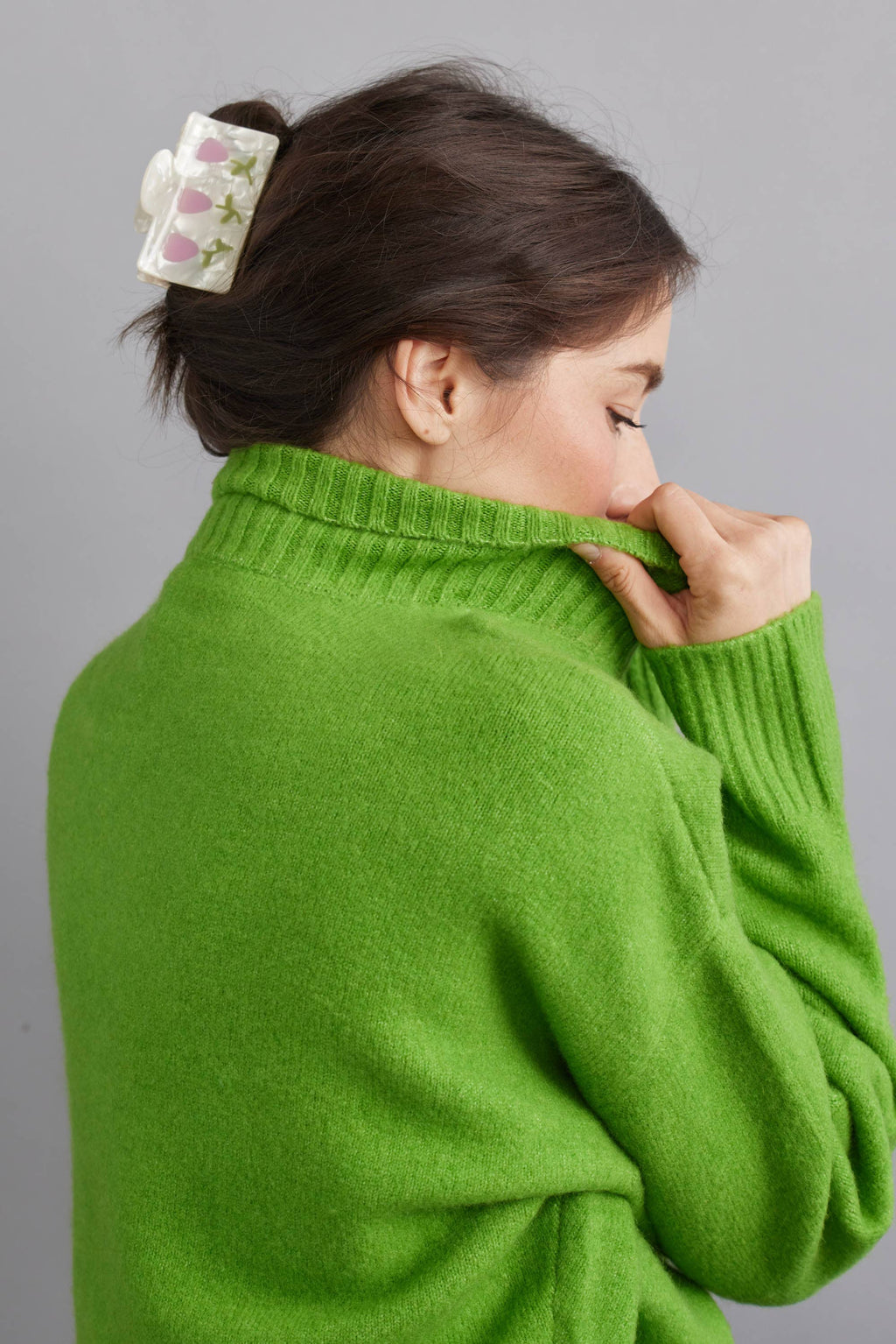 Eco Beyond the Tulip Hair Claw Clip: Vintage Tulip Pink
