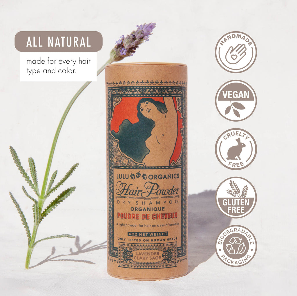 Lavender and Clary Sage Hair Powder Shampoo 4oz