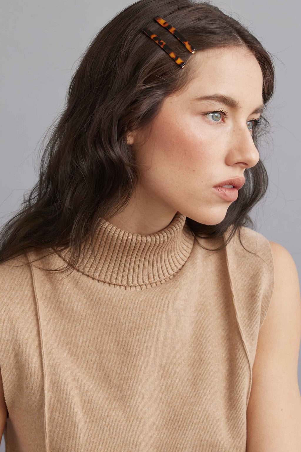 Eco Simple Hair Bobby Pin Set: Cream Cheese