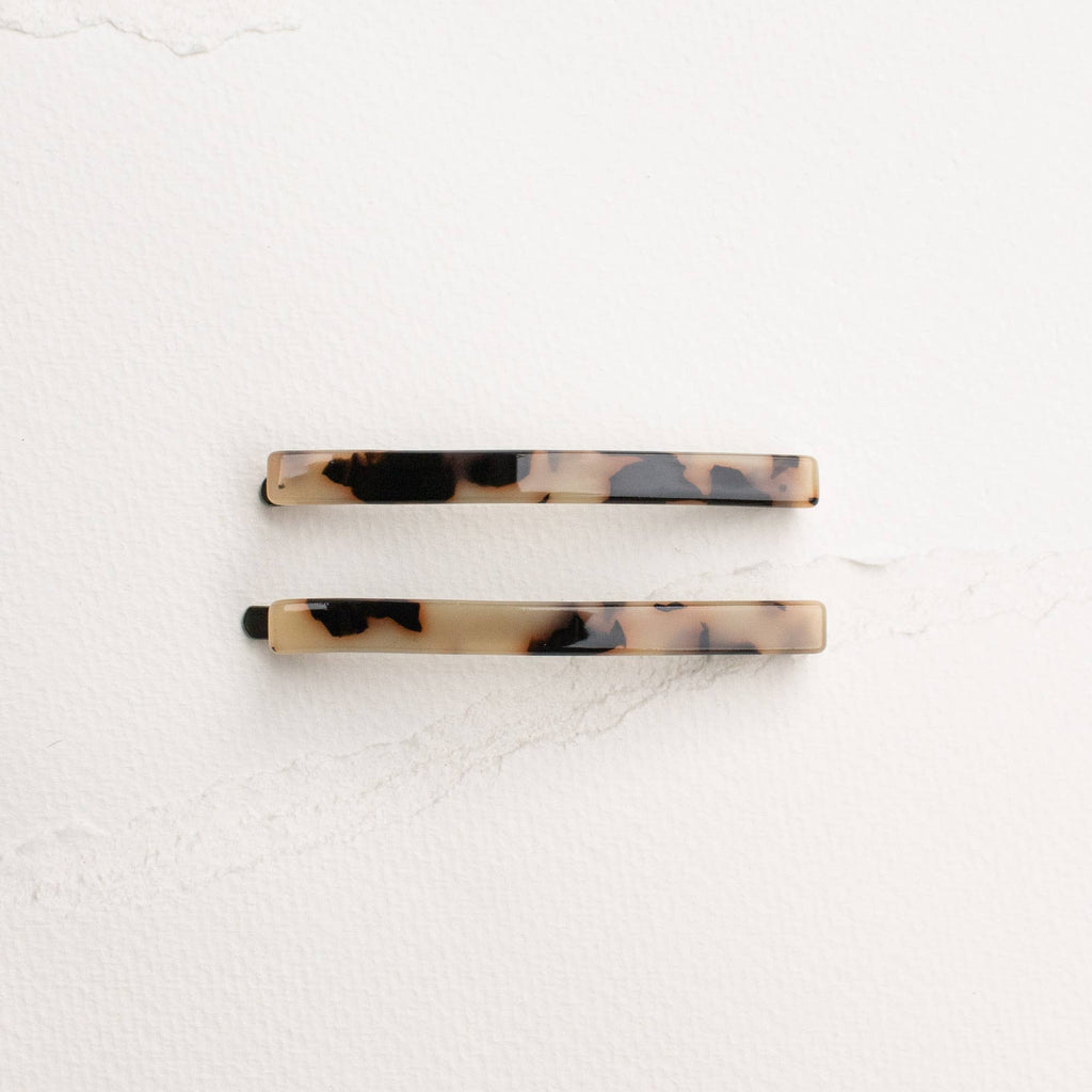 Eco Simple Hair Bobby Pin Set: Cream Cheese