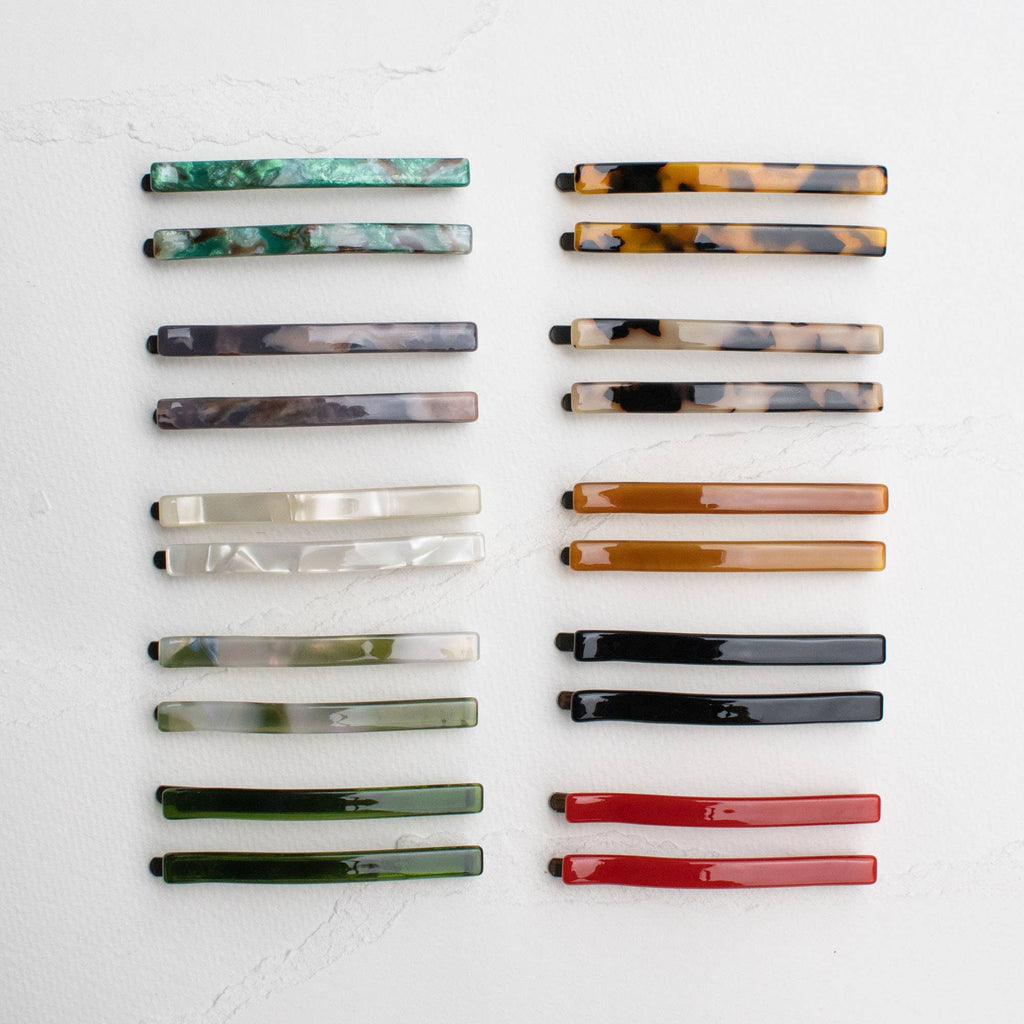 Eco Simple Hair Bobby Pin Set: Black