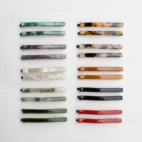 Eco Simple Hair Bobby Pin Set: Cream Cheese
