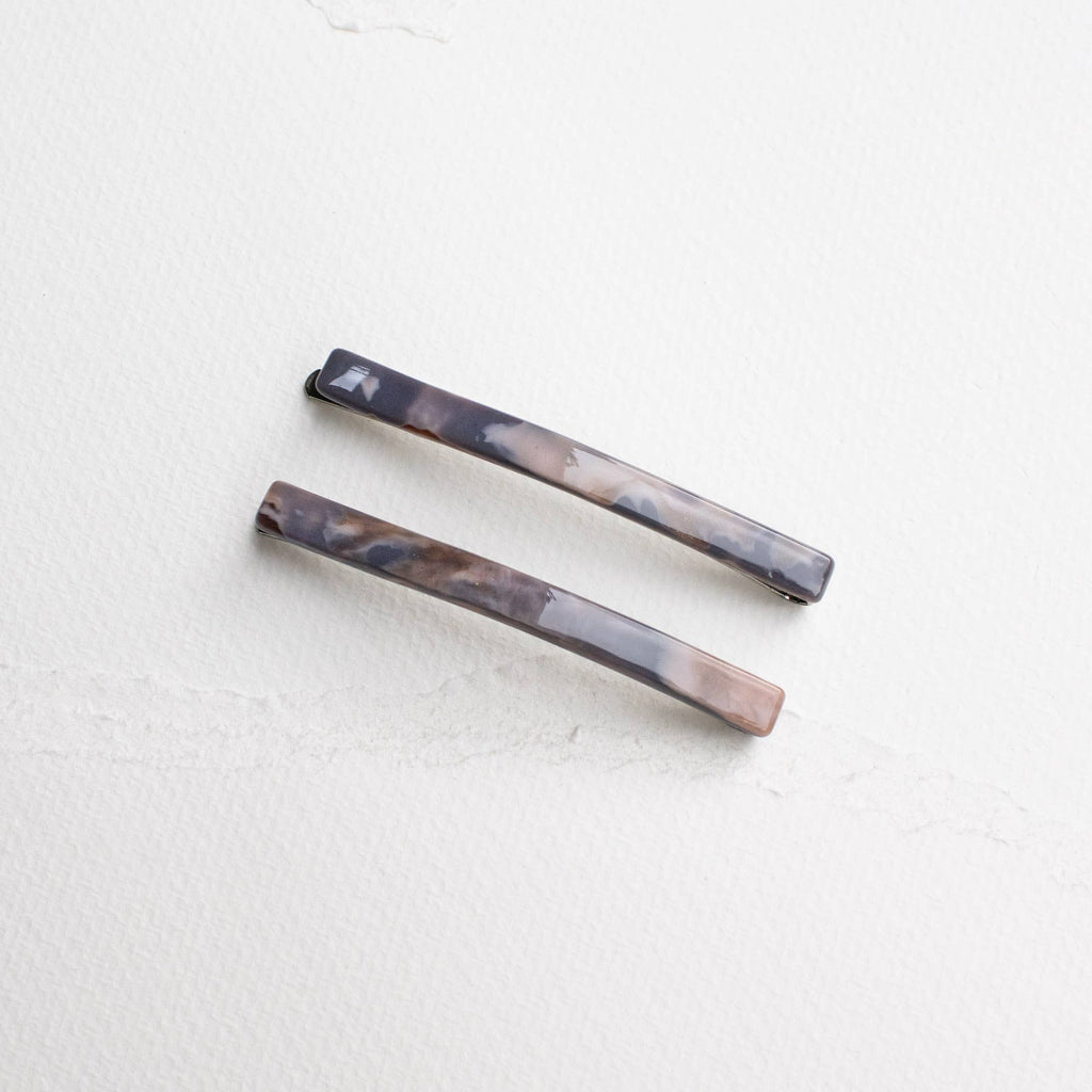 Eco Simple Hair Bobby Pin Set: Brown Sugar